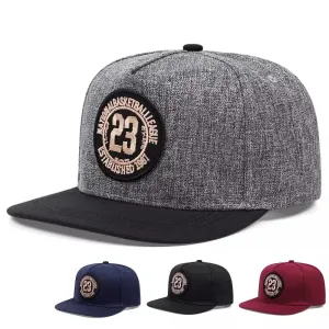 23 National Basketball League Snapback Cap boater hat with bow in beach sunlight