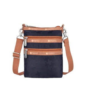3-Zip Crossbody Designer Bags For Less