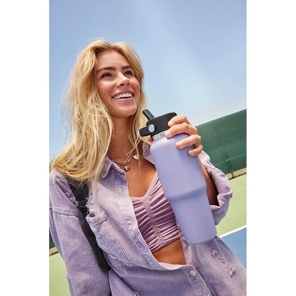 32 oz Wide Flex Straw Travel Bottle