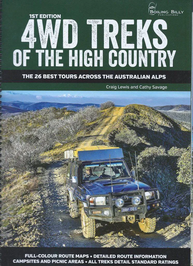 4WD Treks of the High Country Boiling Billy Craig Lewis & Cathy Savage camp map guide sale waterproof hiking map topographic camping map