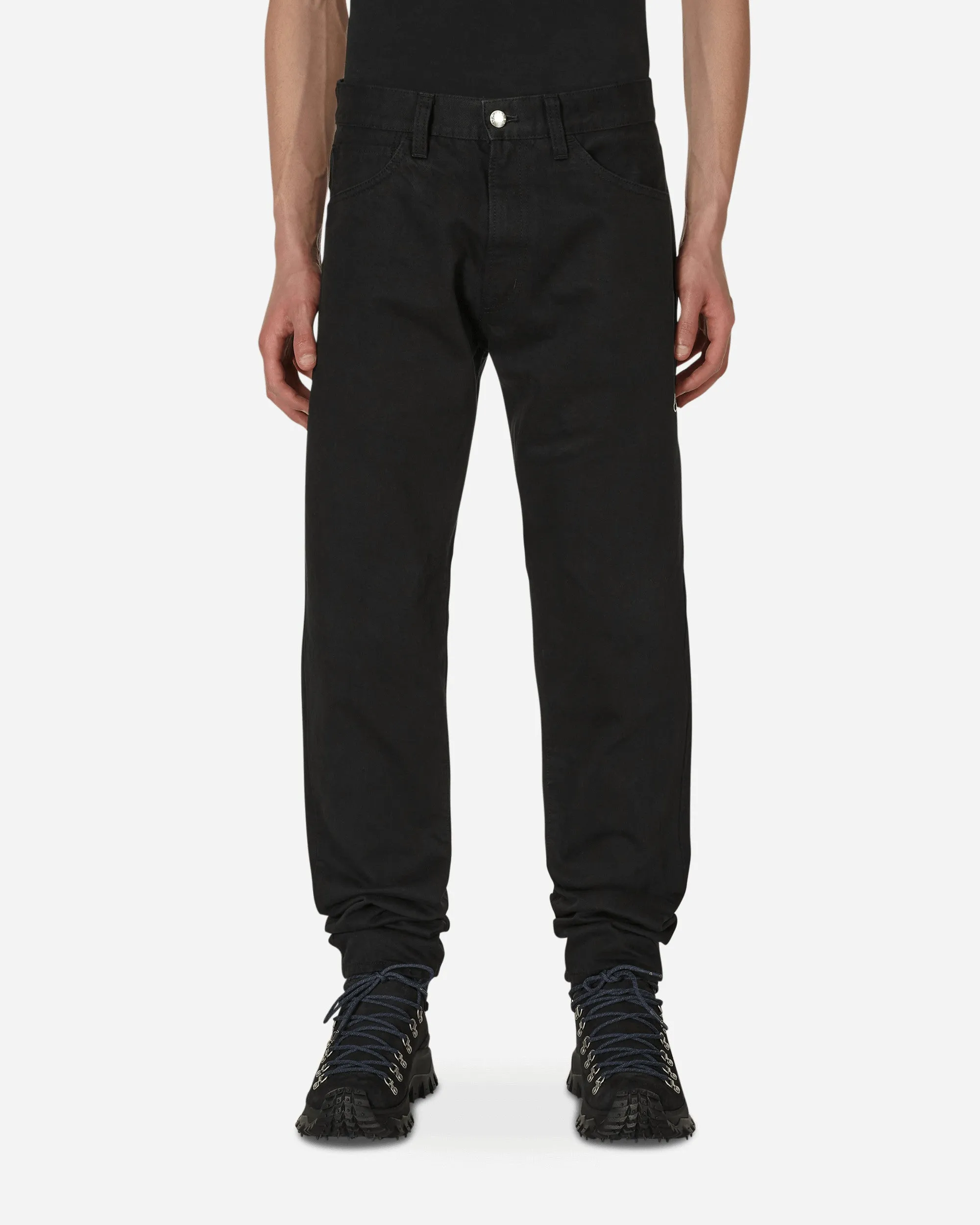 7 Moncler FRGMT Hiroshi Fujiwara Black Wash Jeans Black Men's sweatshirt