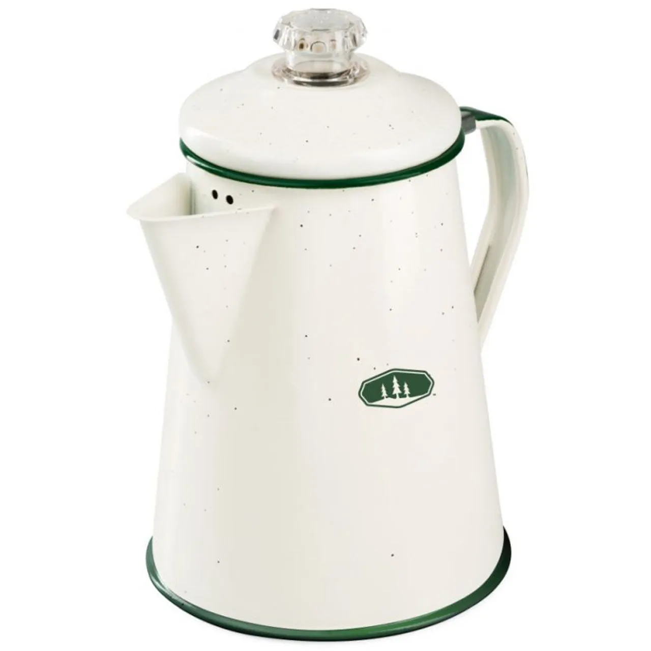 8 Cup Percolator Deluxe portable camping kitchen set discount camping cookware kit sale olding camp kitchen box clearance