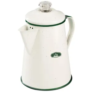 8 Cup Percolator Deluxe portable camping kitchen set discount camping cookware kit sale olding camp kitchen box clearance