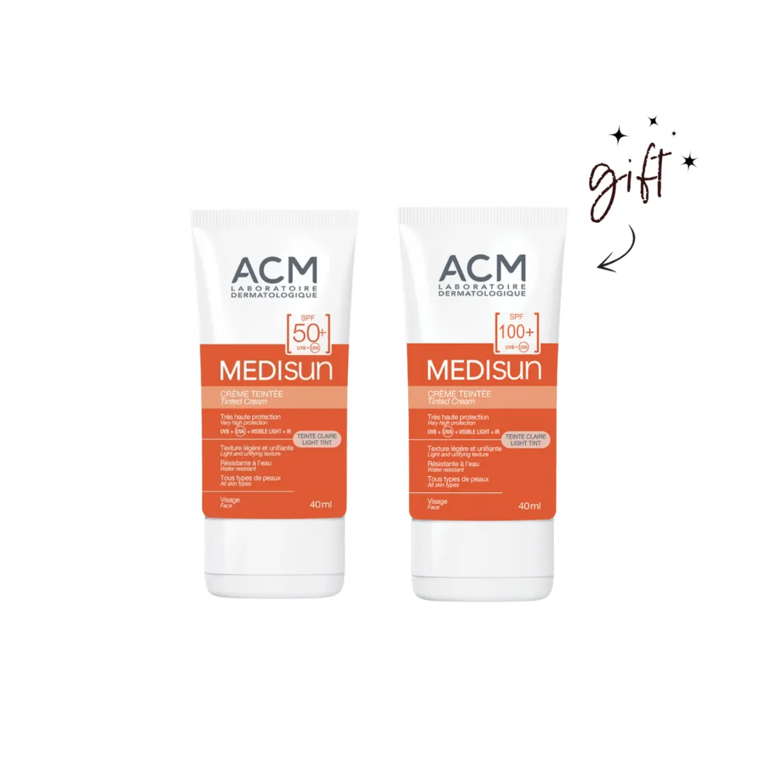 ACM Medisun Light Tinted Sunscreen SPF50  Buy 1 Get 1 Bundle 