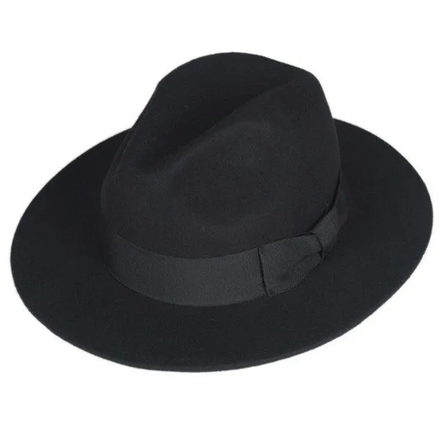 Adams Plain Wool Fedora Hat