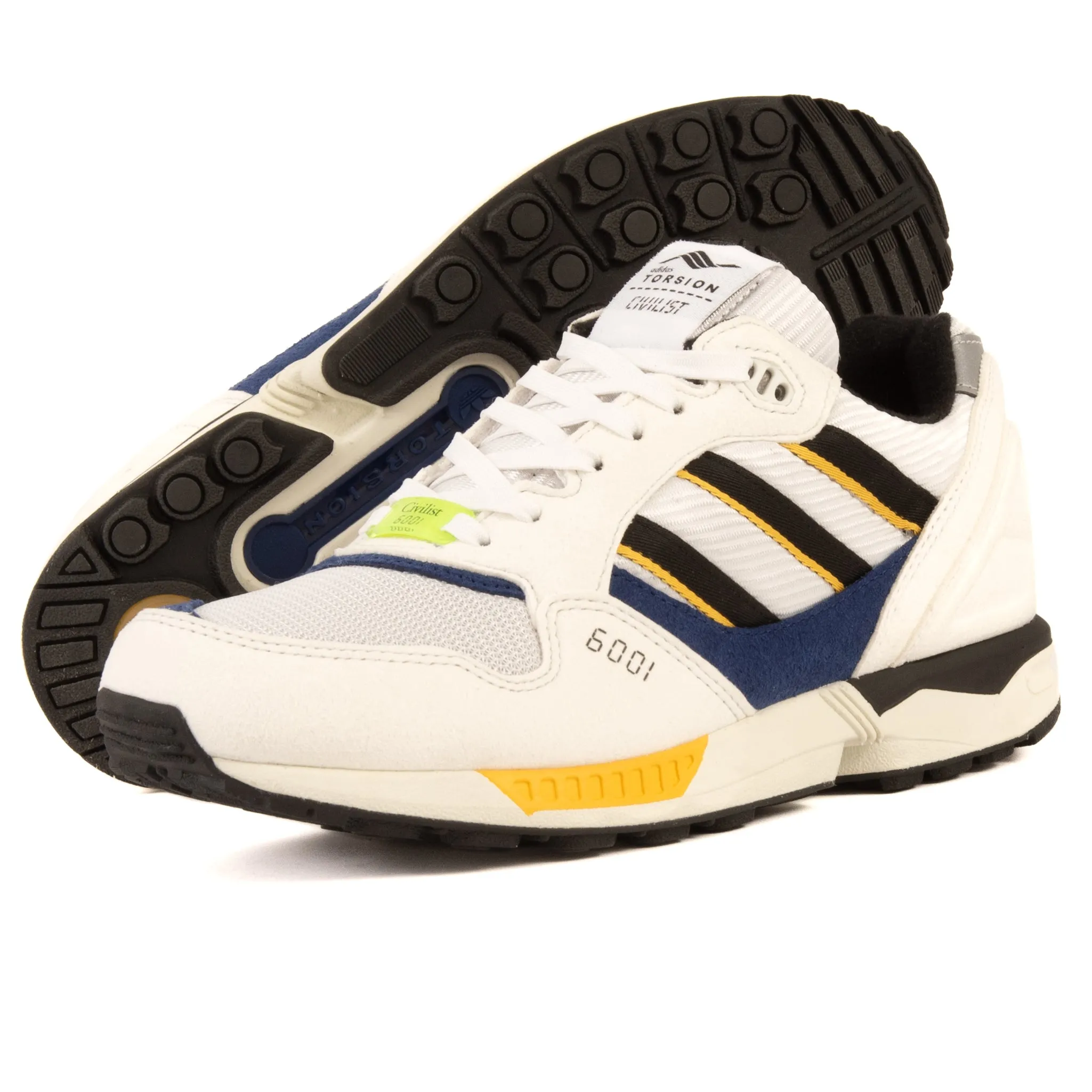 Adidas - Civilist ZX6001 B (Blanc/Noir/Or) *SOLDES Chaussures Adidas