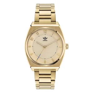 Adidas Code Two 38mm Gold Dial Watch AOSY22026,quartz watch, quartz watches for men, quartz watches for women, best quartz watch, minimalist quartz watch, luxury quartz watch, waterproof quartz watch,analog quartz watch, digital quartz watch,affordable qua
