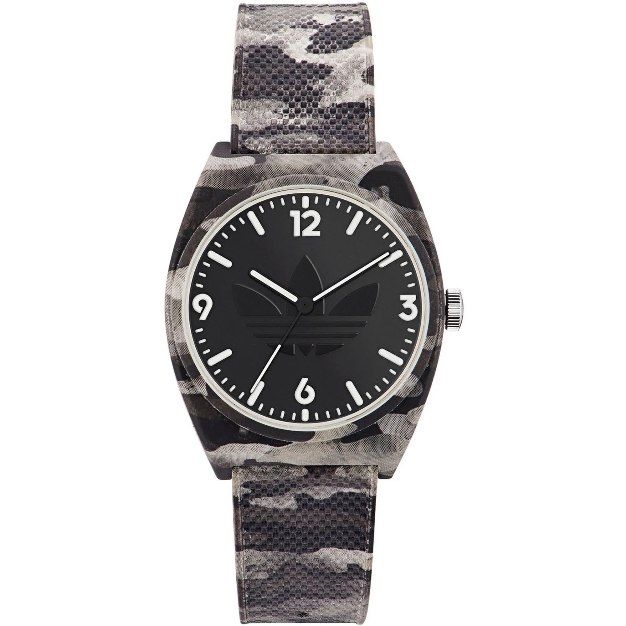 Adidas Men's Watch - Originals Quartz Black and Grey Camouflage Strap | AOST22568 Luxury Quartz Watch Quartz Watch Sale