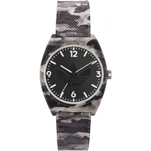 Adidas Men's Watch - Originals Quartz Black and Grey Camouflage Strap | AOST22568 Luxury Quartz Watch Quartz Watch Sale