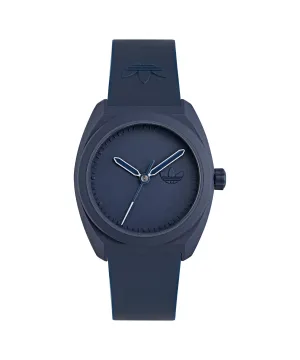 Adidas Project Three Blue Resin Strap Watch AOST24051 