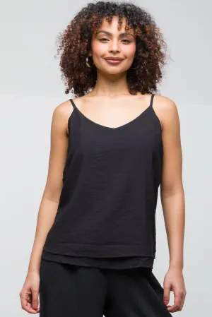 Adjustable Cami Black,women t-shirt cotton,women t-shirt top,boutique women's clothing