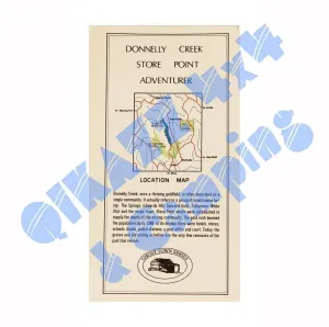 Adventurer Maps - Donnellys Creek / Store Point - The Ghost Town Series camp map guide sale waterproof hiking map topographic camping map
