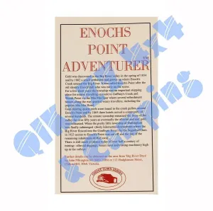 Adventurer Maps - Enochs Point - The Ghost Town Series camp map guide sale waterproof hiking map topographic camping map