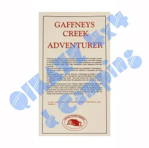 Adventurer Maps - Gaffneys Creek - The Ghost Town Series camp map guide sale waterproof hiking map topographic camping map