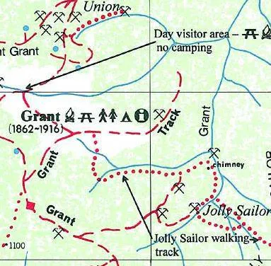 Adventurer Maps - Grant Historic - The Ghost Town Series
