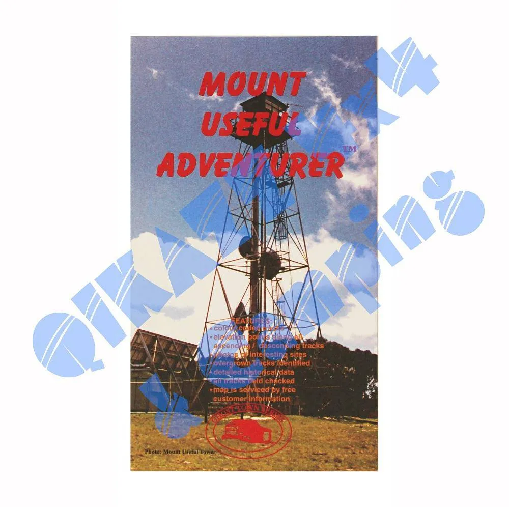 Adventurer Maps - Mount Useful - The Ghost Town Series camp map guide sale waterproof hiking map topographic camping map