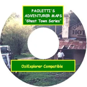 Adventurer Maps  - The Ghost Town Series - CD Digital Maps Ozi Explorer camp map guide sale waterproof hiking map topographic camping map