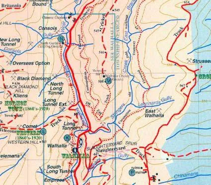 Adventurer Maps - Walhalla Adventurer Tourist and 4wd Map