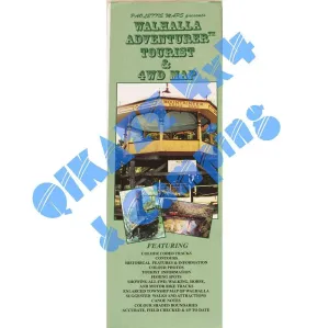 Adventurer Maps - Walhalla Adventurer Tourist and 4wd Map camp map guide sale waterproof hiking map topographic camping map