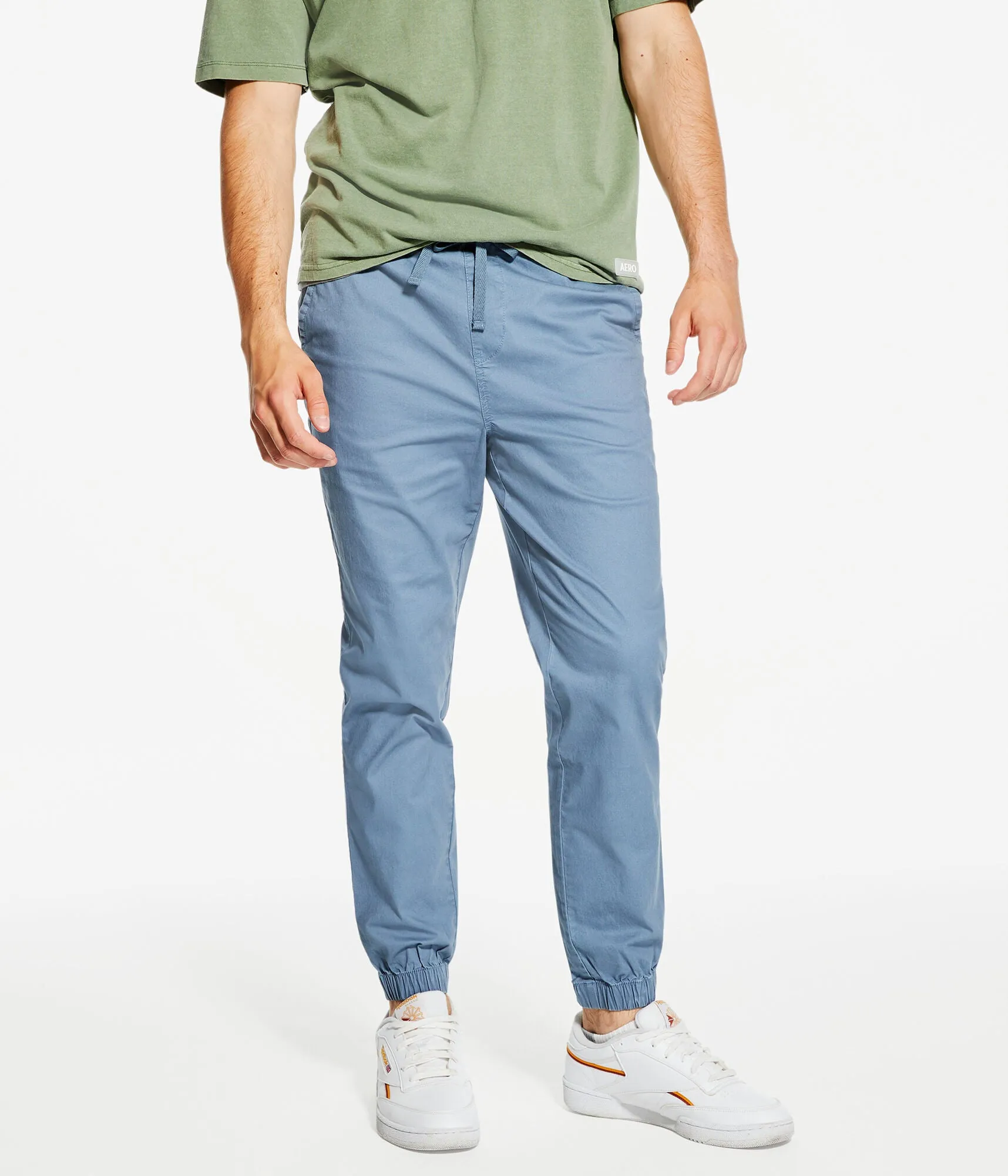 Pantalons de jogging en sergé extensible pour hommes Aeropostale