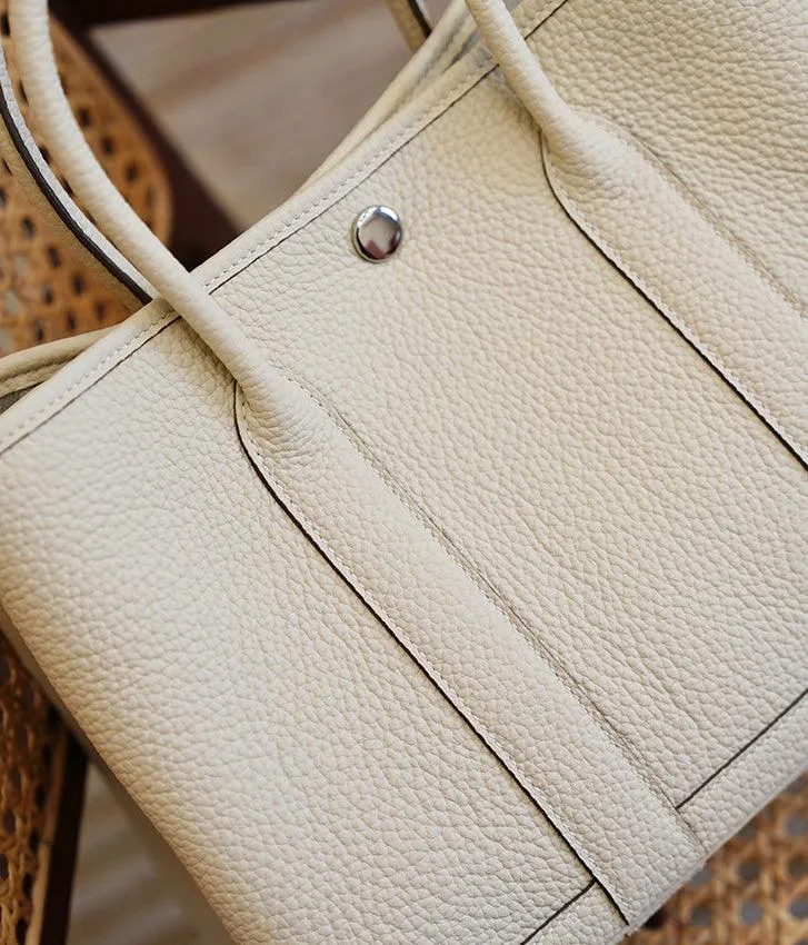 Alexel Calfskin Leather Tote Bag, Designer Bag, Italian Leather Party Bag, Classic Tote Bag, Bucket Bag, Must-have Leather Bag, Gift for Her
