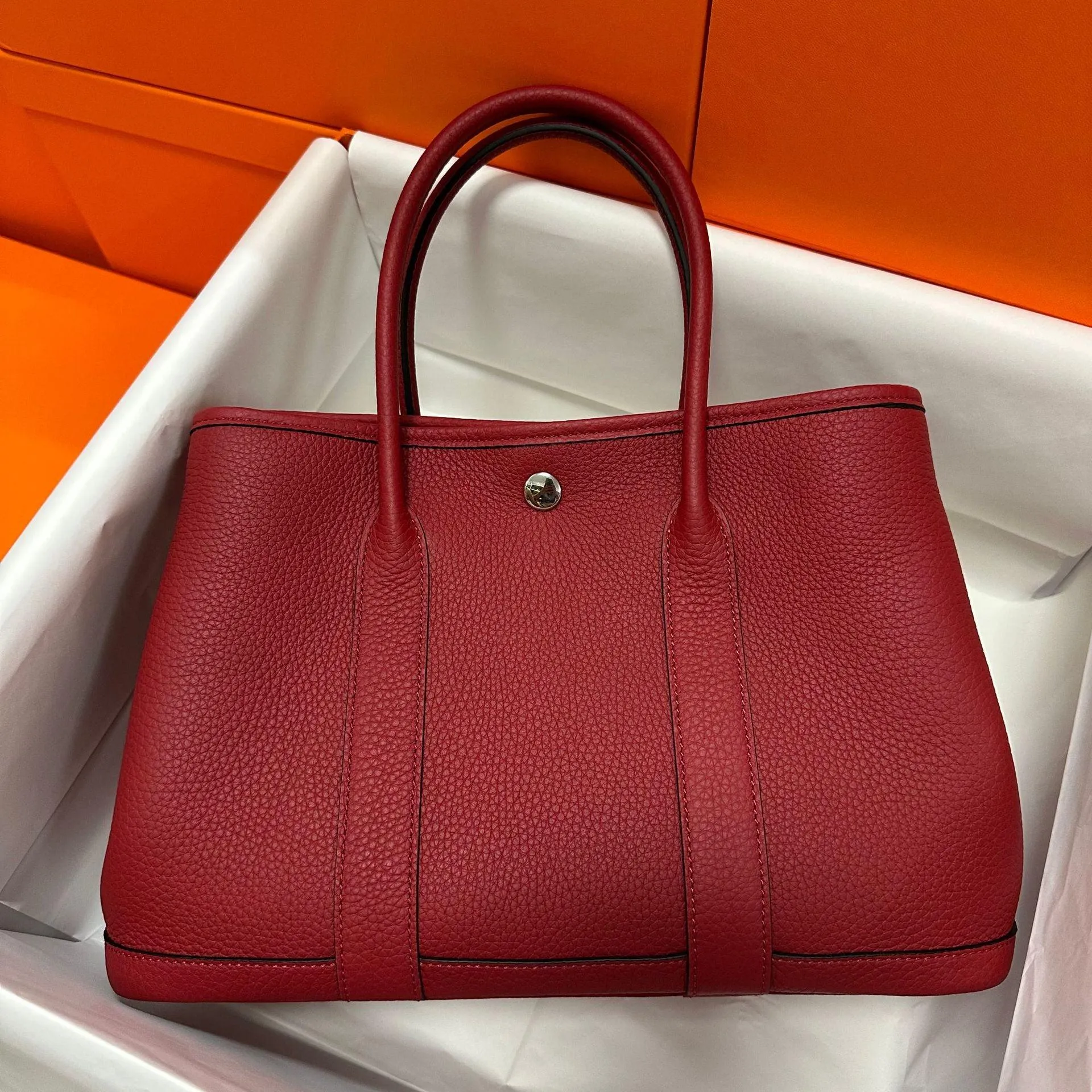 Alexel Calfskin Leather Tote Bag, Designer Bag, Italian Leather Party Bag, Classic Tote Bag, Bucket Bag, Must-have Leather Bag, Gift for Her