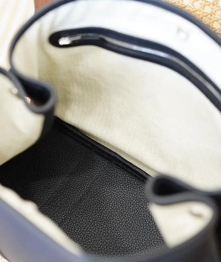 Alexel Calfskin Leather Tote Bag, Designer Bag, Italian Leather Party Bag, Classic Tote Bag, Bucket Bag, Must-have Leather Bag, Gift for Her