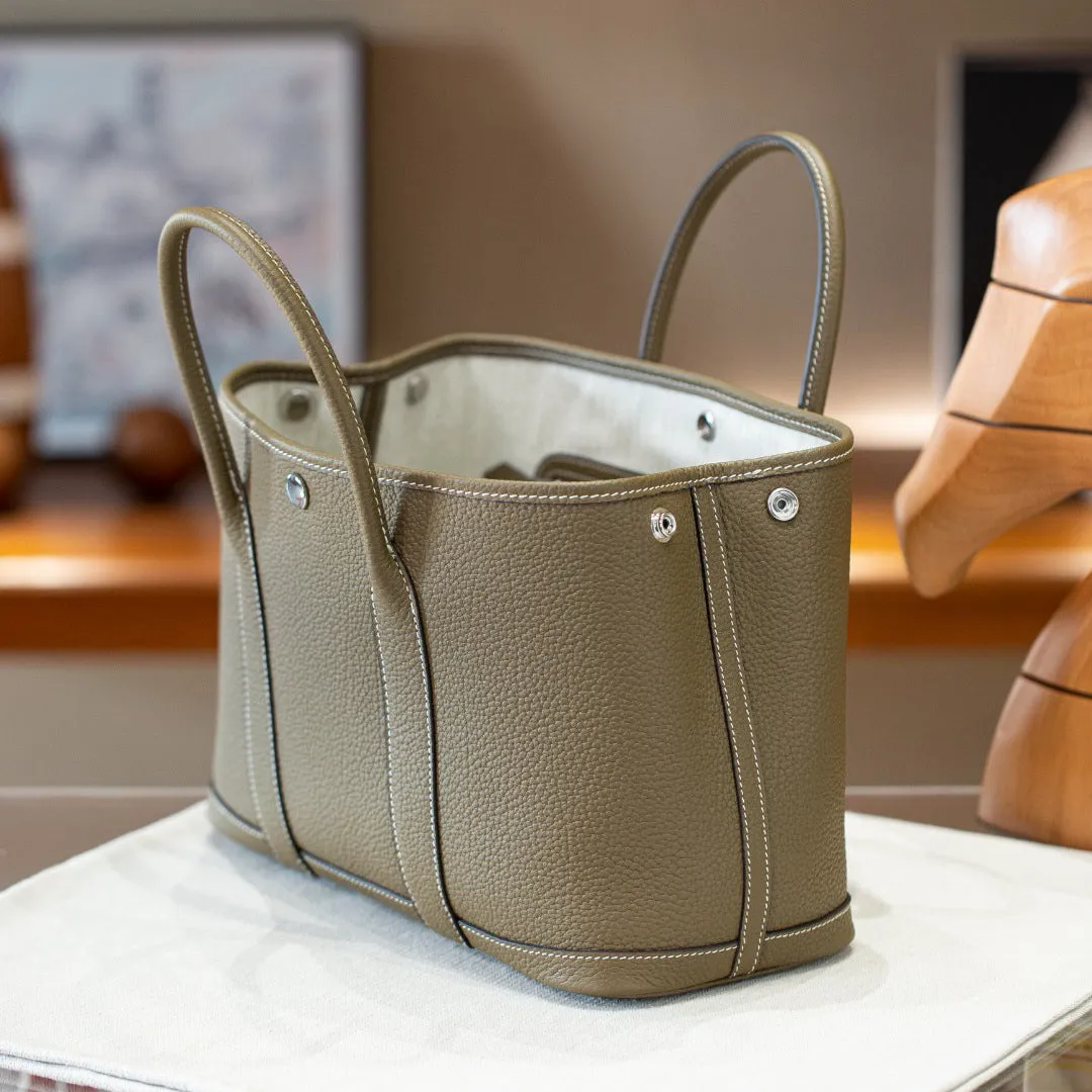 Alexel Calfskin Leather Tote Bag, Designer Bag, Italian Leather Party Bag, Classic Tote Bag, Bucket Bag, Must-have Leather Bag, Gift for Her