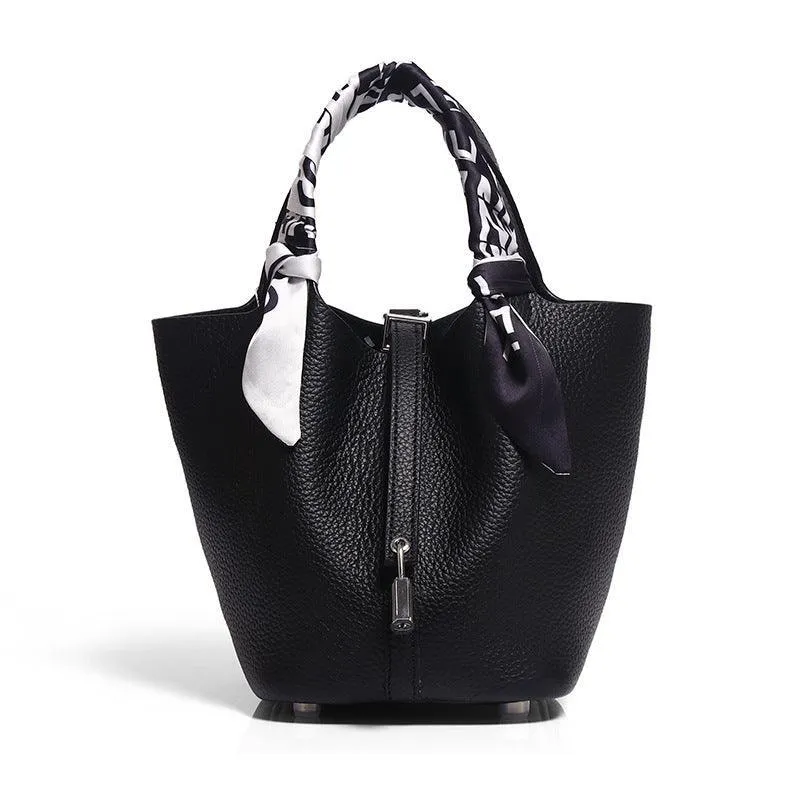 Alexel Genuine Leather handbag Women Leather Bucket Bag, Top Handle Purse, Luxury Bag, Designer Bag, Gift for Her bucket bags for sale