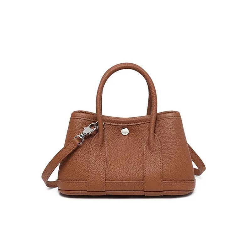 Alexel Pebbled Leather Shoulder Bag With Shoulder Strap, Designer Bag, Italian Leather Party Bag, Classic Tote Bag, Bucket Bag, Must-have Leather Bag, Gift for Her
