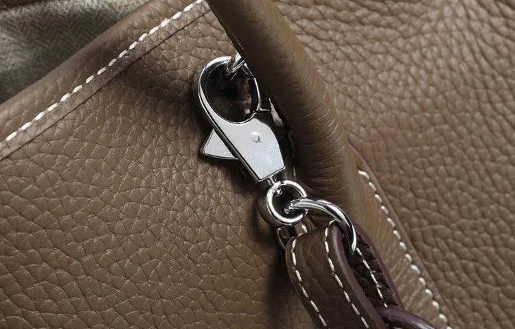 Alexel Pebbled Leather Shoulder Bag With Shoulder Strap, Designer Bag, Italian Leather Party Bag, Classic Tote Bag, Bucket Bag, Must-have Leather Bag, Gift for Her