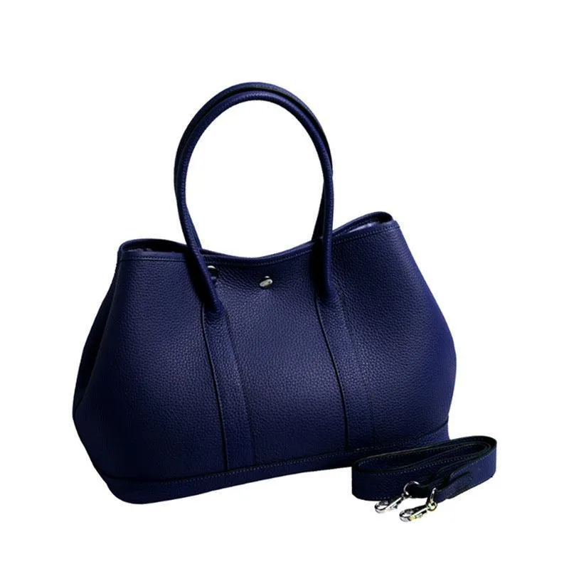 Alexel Pebbled Leather Shoulder Bag With Shoulder Strap, Designer Bag, Italian Leather Party Bag, Classic Tote Bag, Bucket Bag, Must-have Leather Bag, Gift for Her
