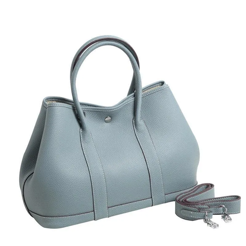 Alexel Pebbled Leather Shoulder Bag With Shoulder Strap, Designer Bag, Italian Leather Party Bag, Classic Tote Bag, Bucket Bag, Must-have Leather Bag, Gift for Her