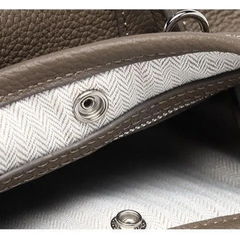 Alexel Pebbled Leather Shoulder Bag With Shoulder Strap, Designer Bag, Italian Leather Party Bag, Classic Tote Bag, Bucket Bag, Must-have Leather Bag, Gift for Her