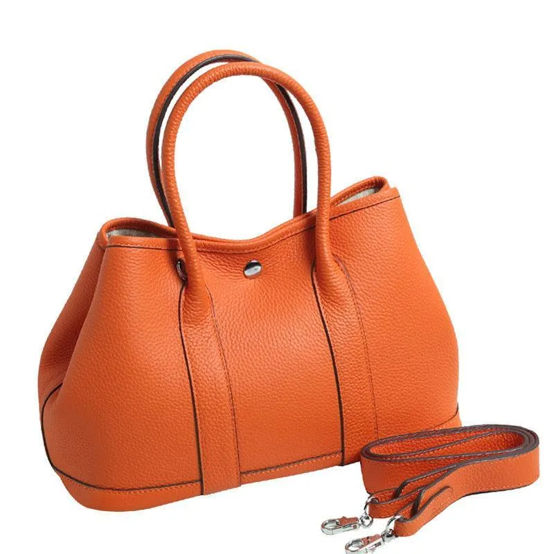 Alexel Pebbled Leather Shoulder Bag With Shoulder Strap, Designer Bag, Italian Leather Party Bag, Classic Tote Bag, Bucket Bag, Must-have Leather Bag, Gift for Her