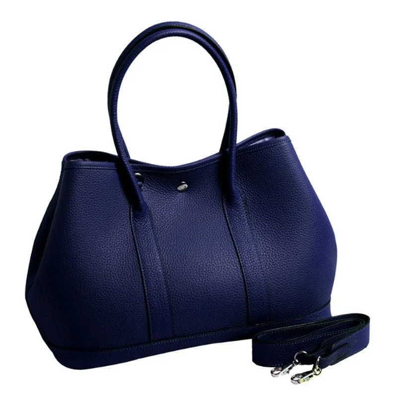 Alexel Pebbled Leather Shoulder Bag With Shoulder Strap, Designer Bag, Italian Leather Party Bag, Classic Tote Bag, Bucket Bag, Must-have Leather Bag, Gift for Her