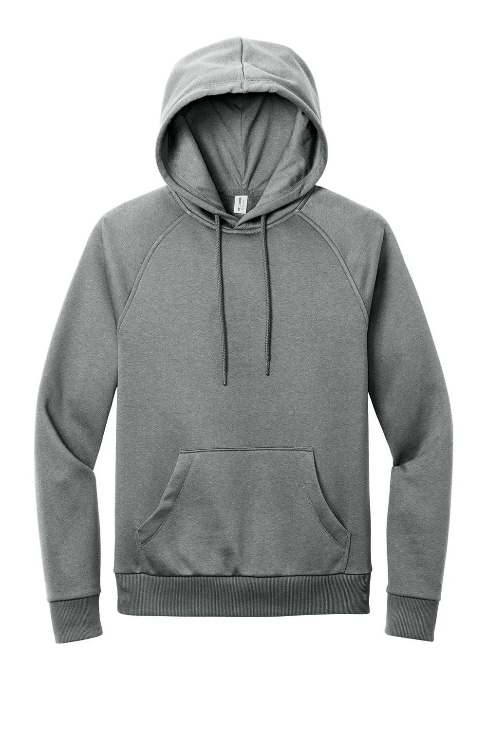 Allmade Sweat-shirt à capuche en polaire CVC pour homme avec poche kangourou - Gris aluminium chiné