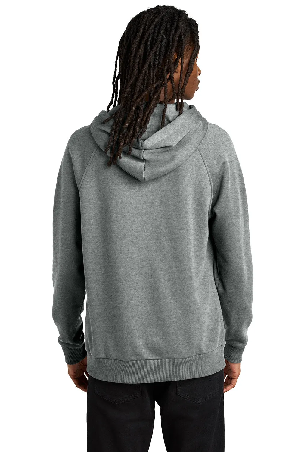 Allmade Sweat-shirt à capuche en polaire CVC pour homme avec poche kangourou - Gris aluminium chiné