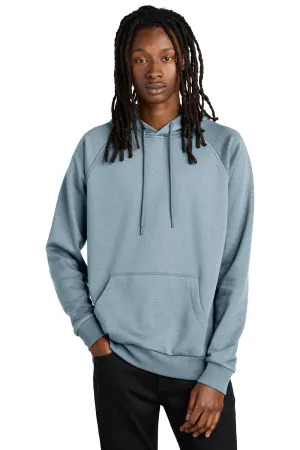 Allmade Sweat-shirt à capuche en polaire CVC pour hommes avec poche kangourou - Bleu 