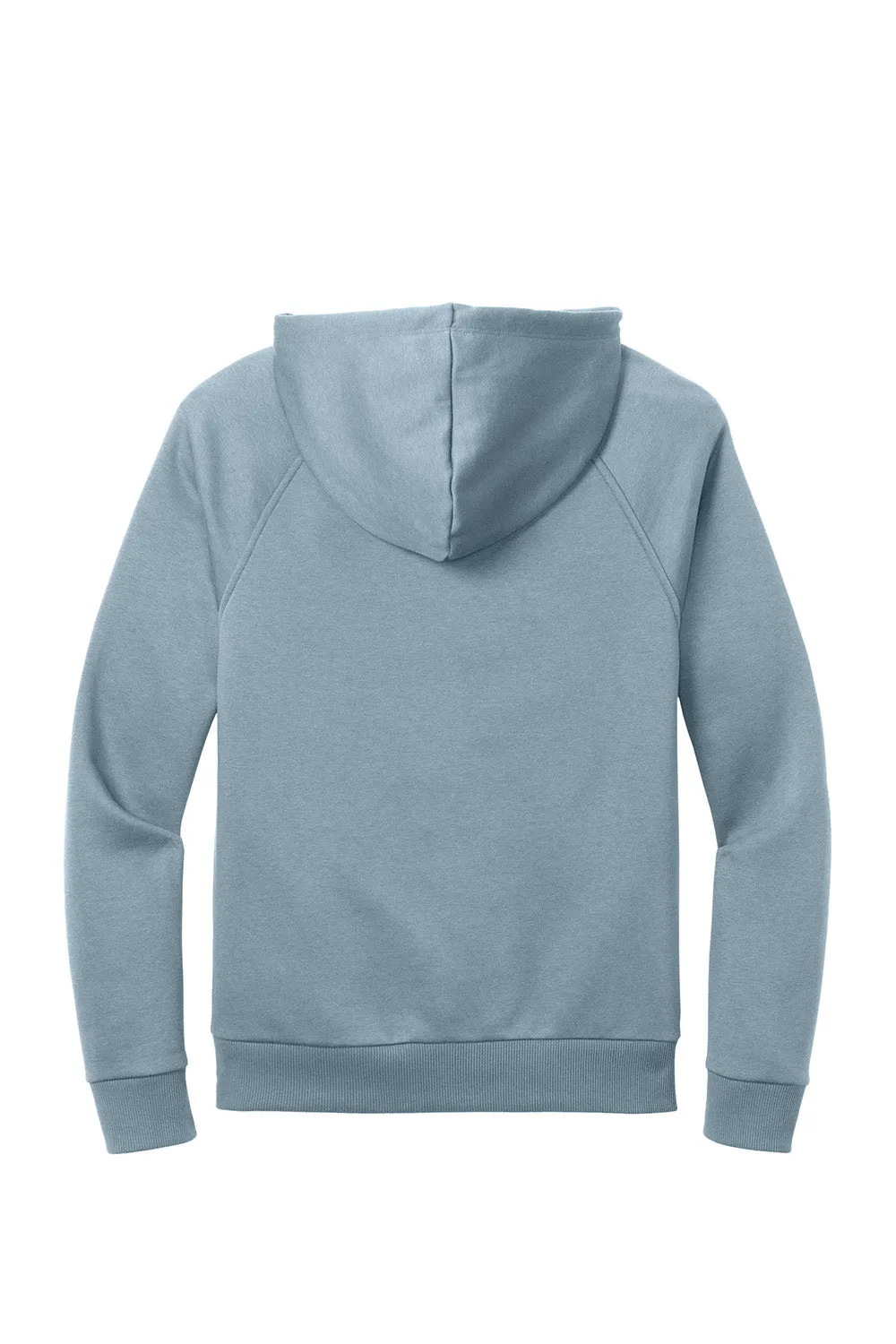 Allmade Sweat-shirt à capuche en polaire CVC pour hommes avec poche kangourou - Bleu 