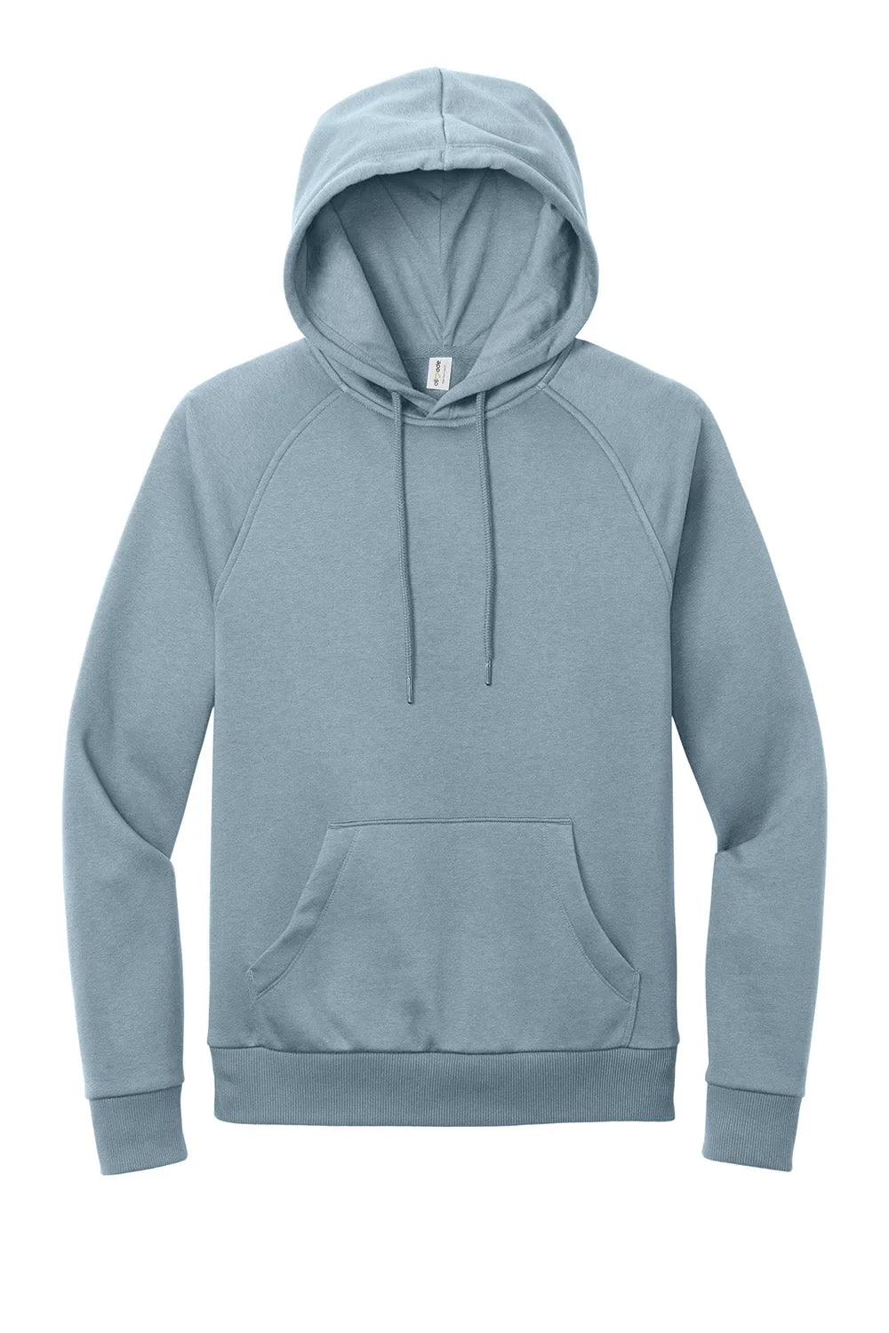 Allmade Sweat-shirt à capuche en polaire CVC pour hommes avec poche kangourou - Bleu 