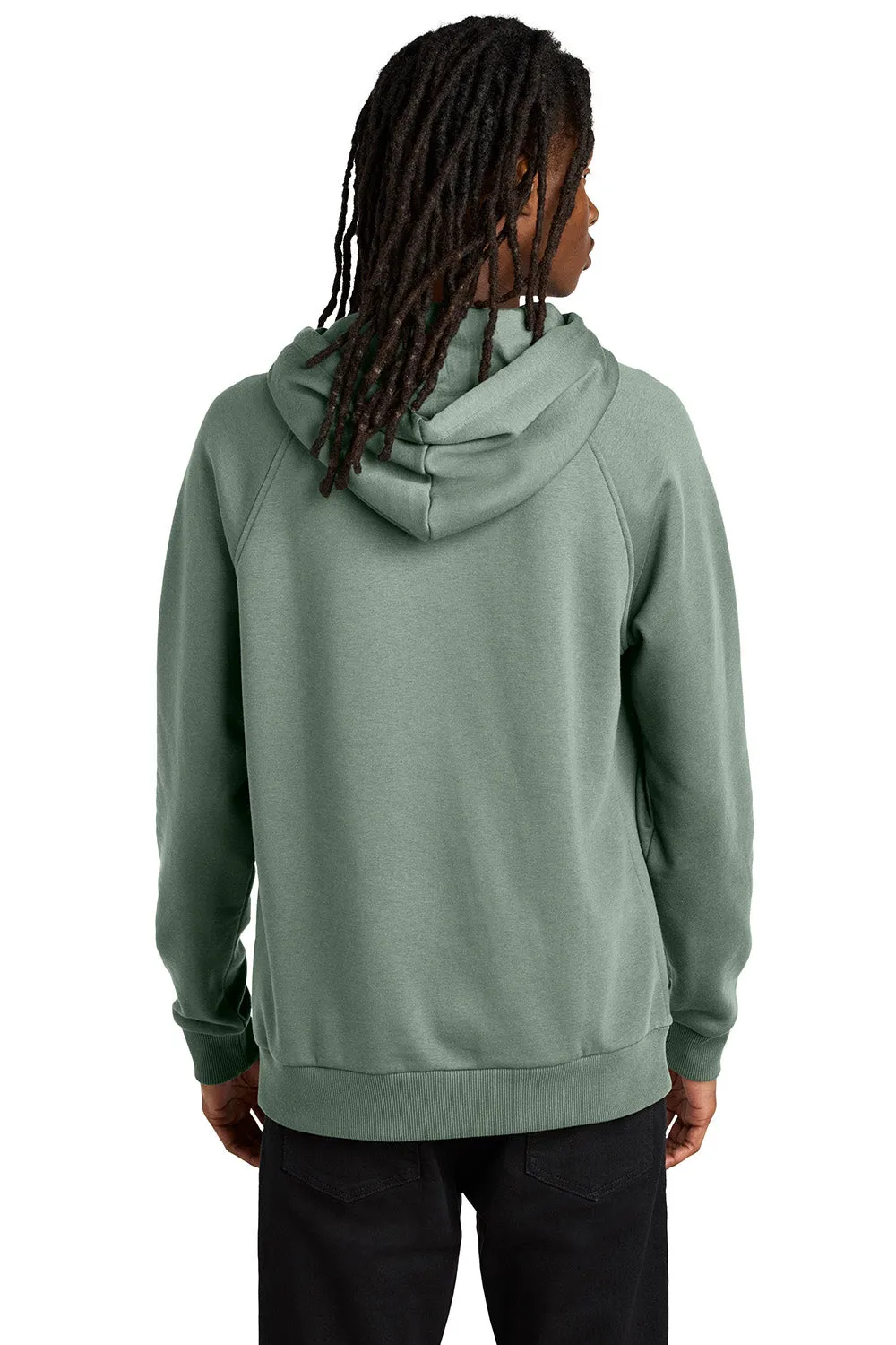 Allmade Sweat-shirt à capuche en polaire CVC pour homme avec poche kangourou - Vert matcha