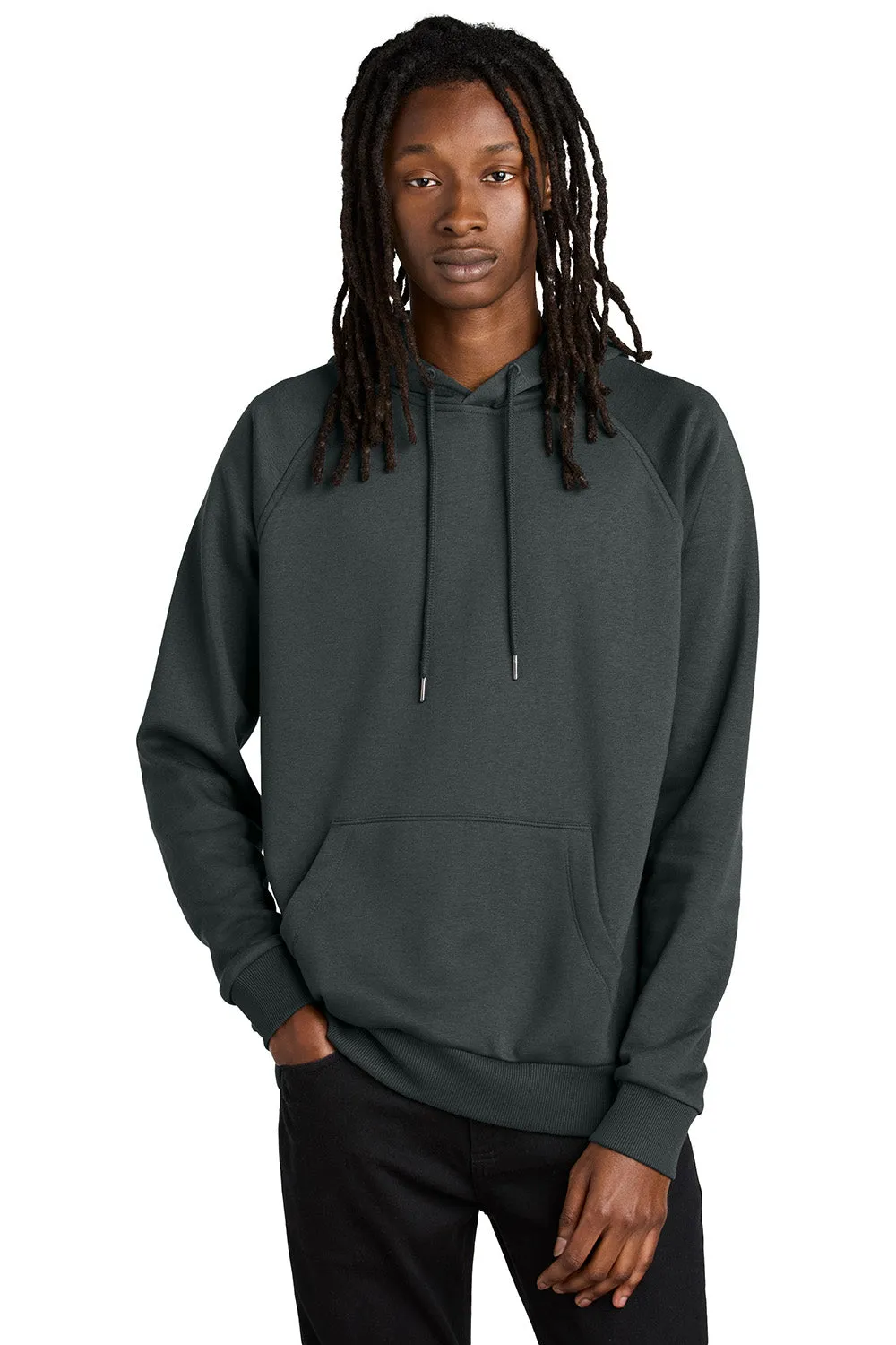 Allmade Sweat-shirt à capuche en polaire CVC pour homme avec poche kangourou - Gris terrain