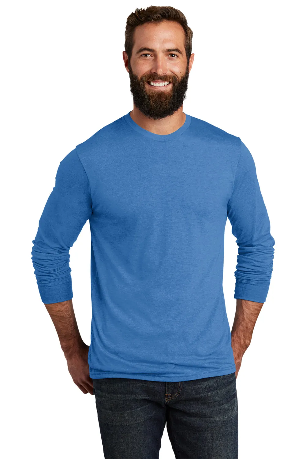 T-shirt à manches longues pour hommes Allmade - Bleu azur