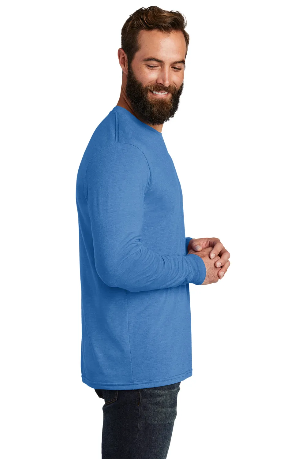 T-shirt à manches longues pour hommes Allmade - Bleu azur