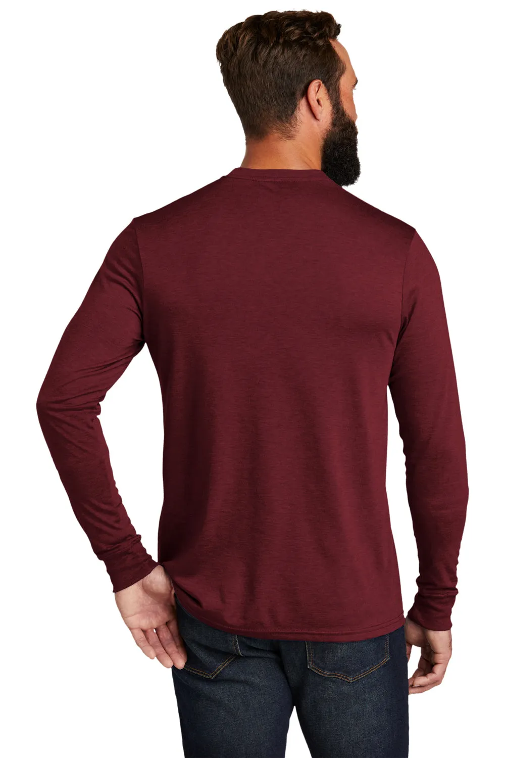 T-shirt à manches longues pour hommes Allmade - Rouge Vin