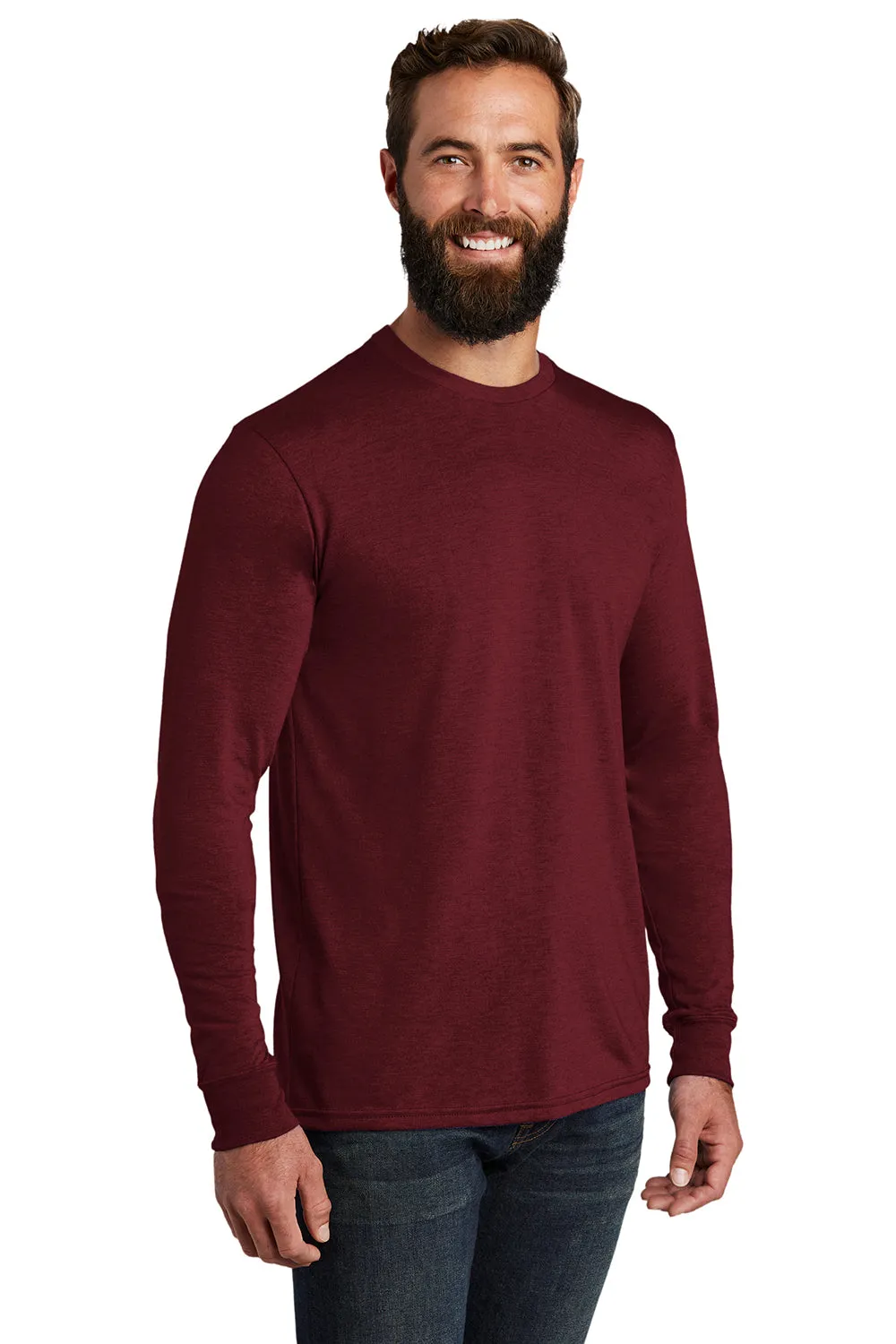 T-shirt à manches longues pour hommes Allmade - Rouge Vin