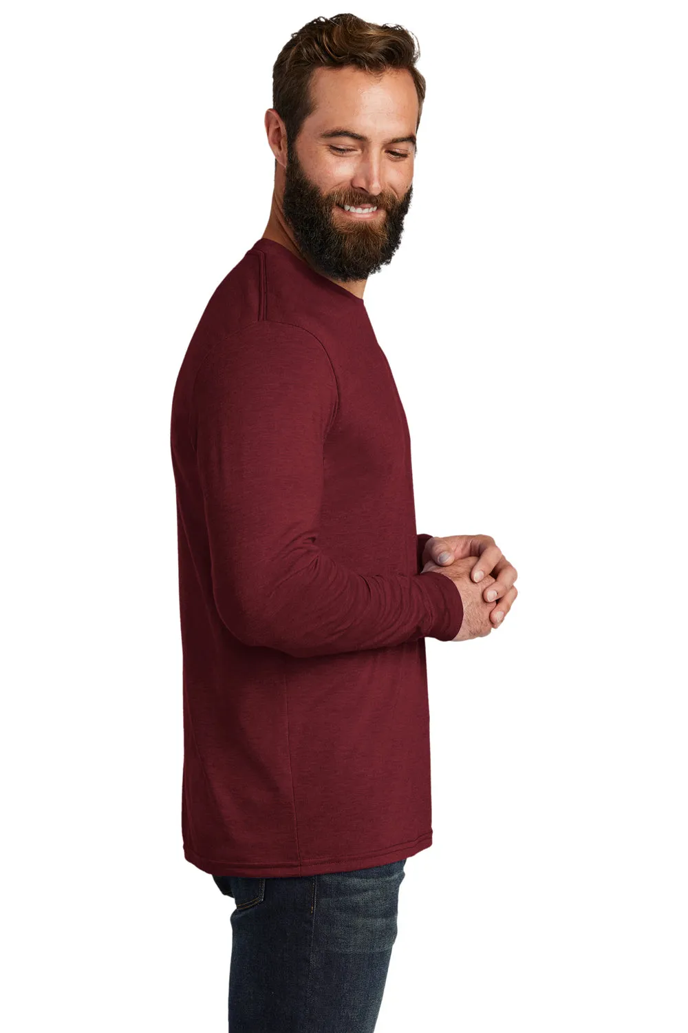 T-shirt à manches longues pour hommes Allmade - Rouge Vin
