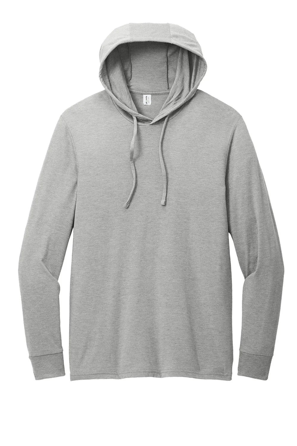T-shirt à capuche manches longues pour hommes Allmade - Gris aluminium