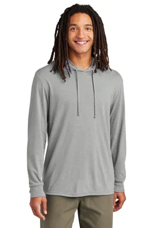 T-shirt à capuche manches longues pour hommes Allmade - Gris aluminium